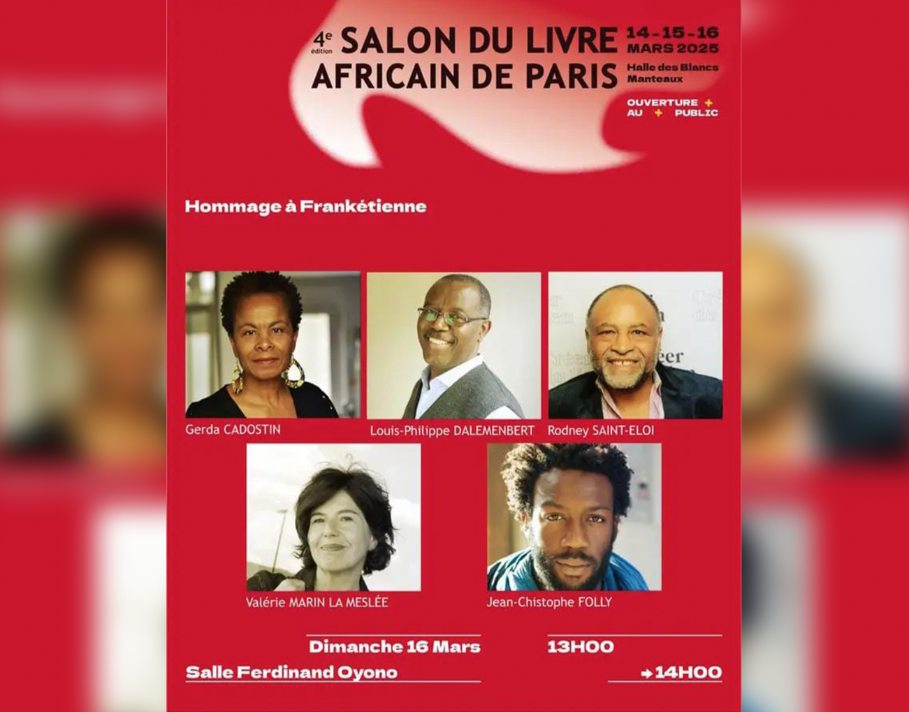 Hommage à Frankétienne au Salon du livre africain de Paris